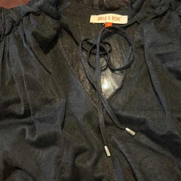 Gothic Black Lace Top - Picture 3 of 7